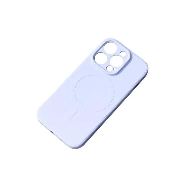 Hurtel MagSafe Compatible Silicone Case for iPhone 15 Pro Max Silicone Case - Blue
