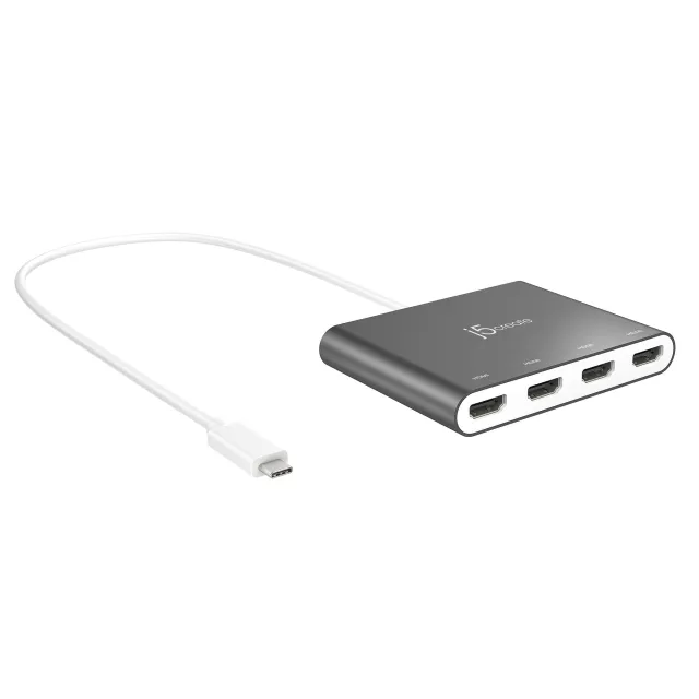 j5create JCA366 USB-C til 4 × HDMI-adapter - GEEKD.dk