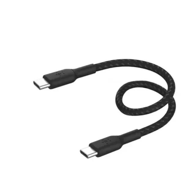 Belkin BoostCharge USB-kabel - 0.15 m - USB 2.0 - USB C - USB C - Sort