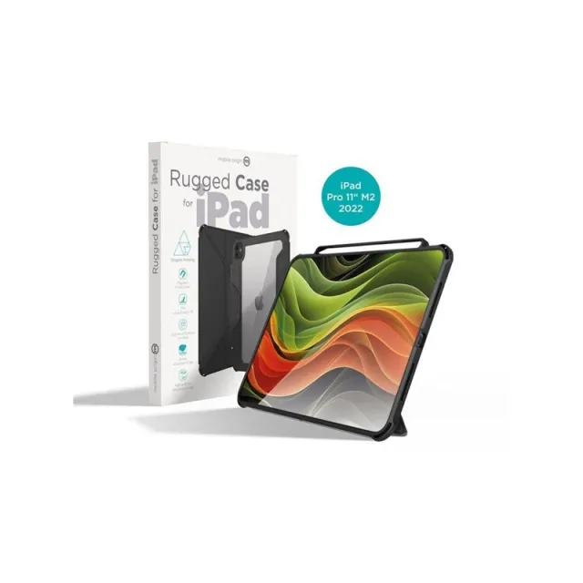 Mobile Origin Rugged Case - black - iPad Pro 11" M2 2022 4th gen