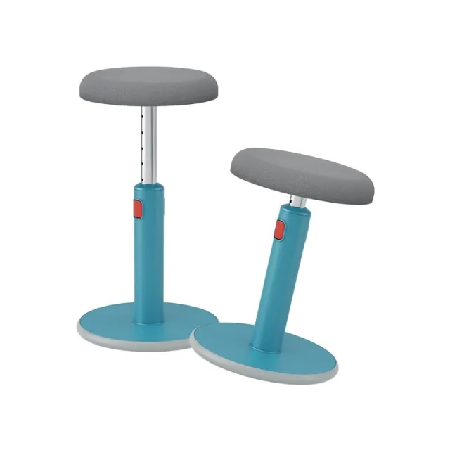 Leitz Ergo Cosy Active Sid-stå balancestol 2 i 1, rolig blå