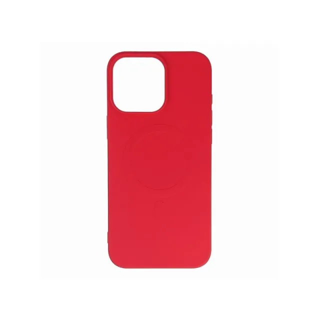 Hurtel Liquid Silicone Case MagSafe for iPhone 16 Pro - Red