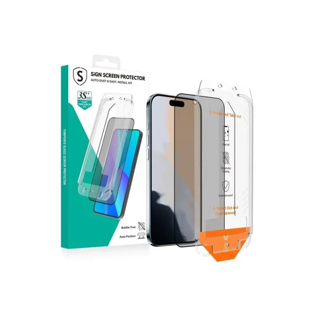 SiGN Privacy Screen Protector iPhone Air - EZ Apply with dust free applicator