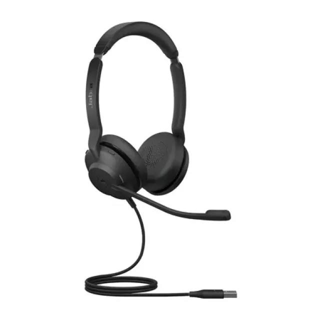 Jabra Evolve2 30 Headset - Ledningsført - Supraaural - Sort - 125 g