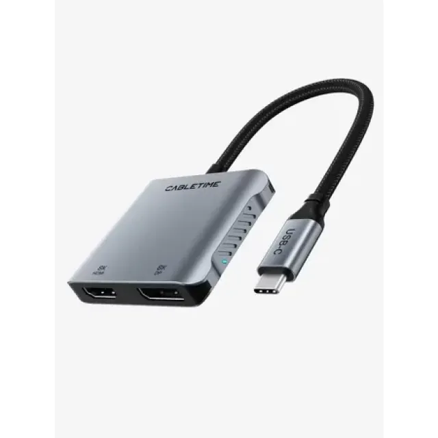 Cabletime CB71G Kabel - Sort, Grå