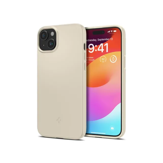 Spigen Thin Fit - mute beige - iPhone 15 Plus