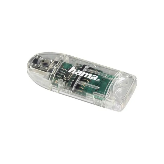 Hama "8in1" USB 2.0 Card Reader SD / microSD transparent