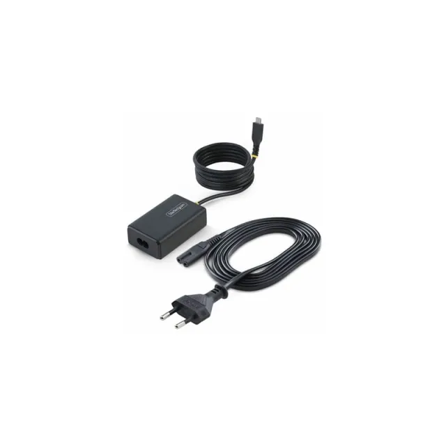 StarTech.com - USB-C power adapter - with 1.5m Tethered USB-C Cable - 65 Watt Strømforsyning - 65 Watt - 80 Plus
