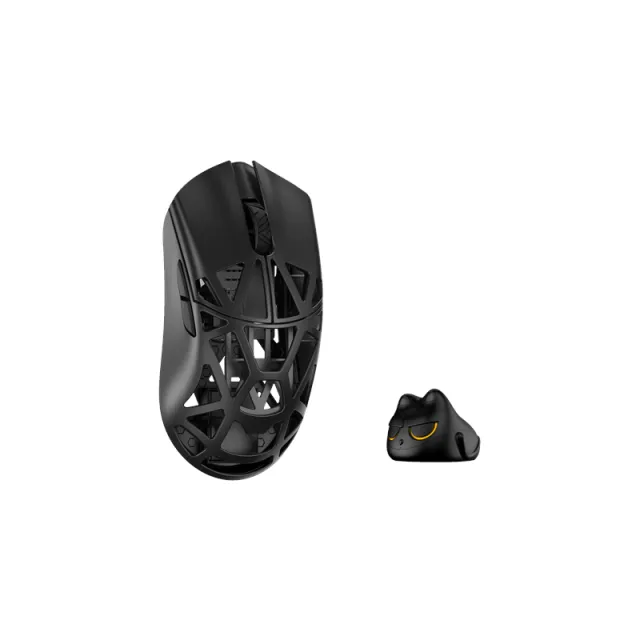 WLMouse Beast X Mini Pro (Solid Side + Omron) / Wireless 8K / Magnesium - Gaming Mus - Optisk - 5 knapper - Sort
