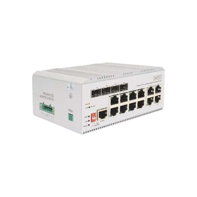 DIGITUS - switch - industrial L2 - 8 ports - Managed