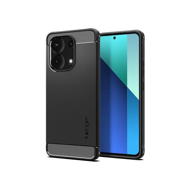 Spigen Rugged Armor - matte black - Xiaomi Redmi Note 13