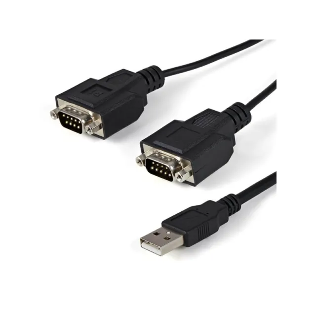 StarTech.com ICUSB2322F 2 Port FTDI USB to Serial RS232 Adapter Cable with COM Retention