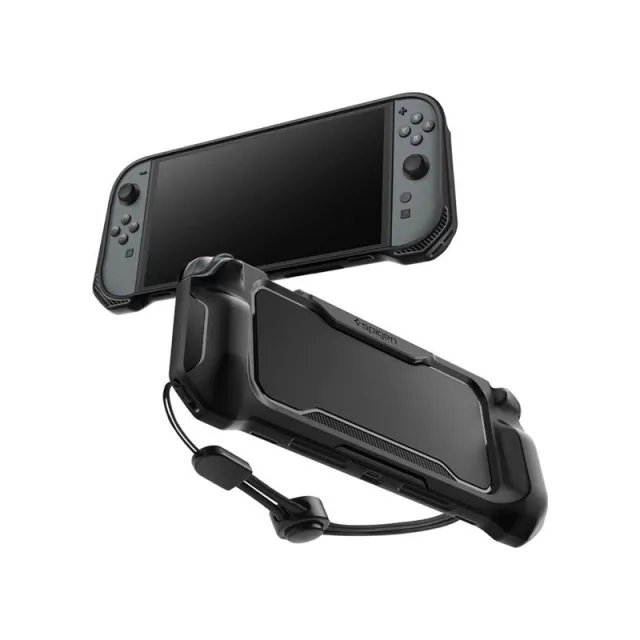 Spigen Rugged Armor - matte black - Nintendo Switch 2 - Miscellaneous Tilbehør til spillekonsol - Nintendo Switch 2