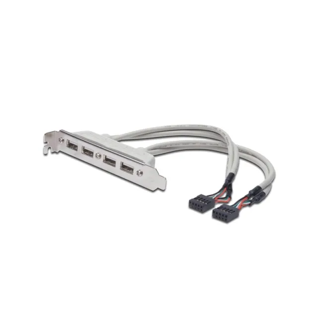 DIGITUS 4-Port USB Slot Bracket Cable