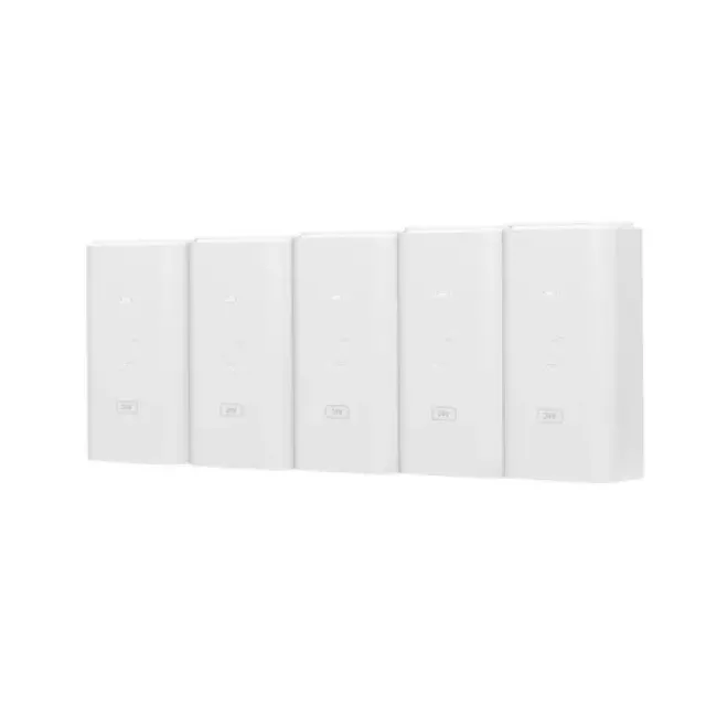 Ubiquiti PoE Adapter 24W (5 stk) - Sort