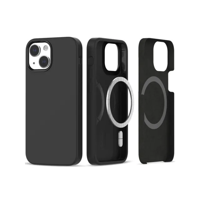 Tech-Protect Silicone MagSafe Case for iPhone 13 / 14 - Black