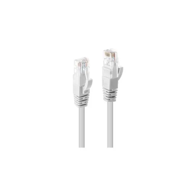 Lindy patch cable - 30 cm - white - Hvid - 0.3m