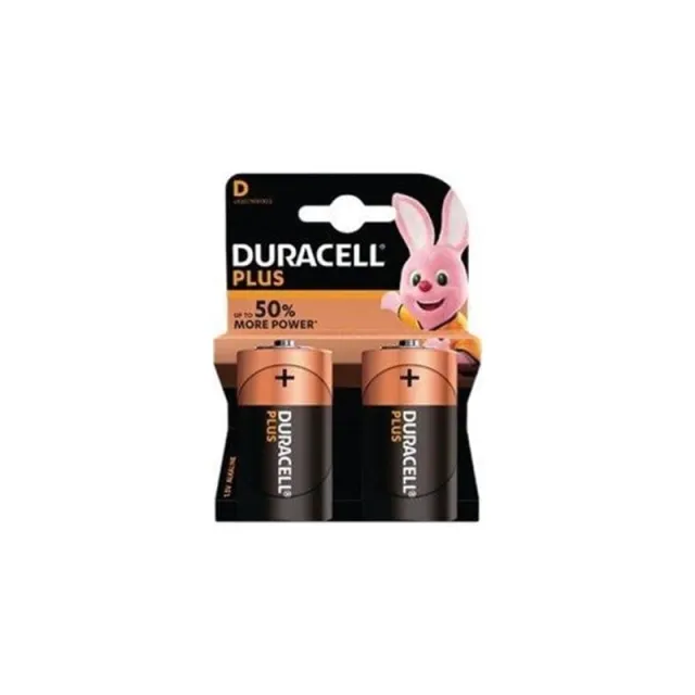 DURACELL D Plus 2-Pack