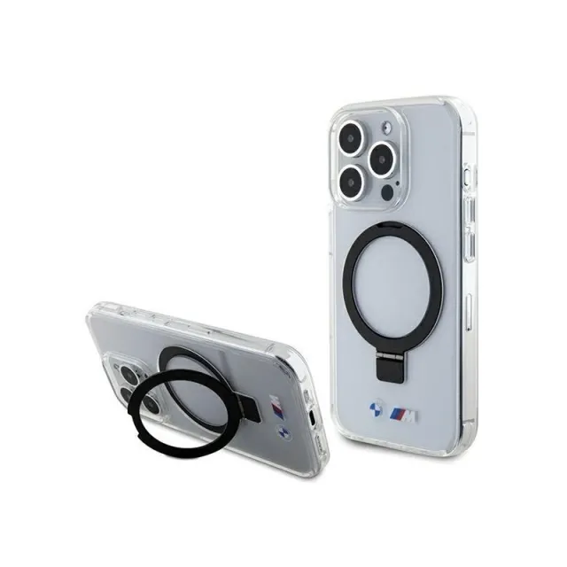 BMW Ring Stand M Collection MagSafe Case for iPhone 15 Pro - Clear
