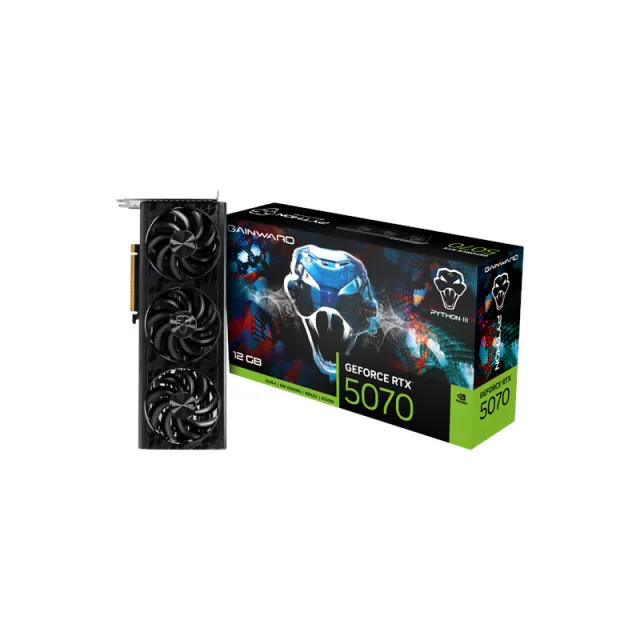 Gainward GeForce RTX 5070 Python III - 12GB GDDR7 RAM - Grafikkort