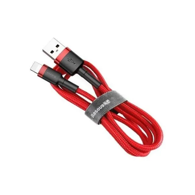 Baseus Cafule USB Lightning cable 2.4A 1m (black + red)