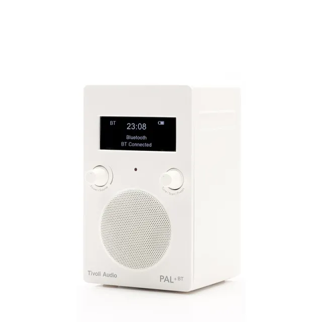 Tivoli Audio PAL+ BT - Hvid - DAB/DAB+/DMB/FM - Mono