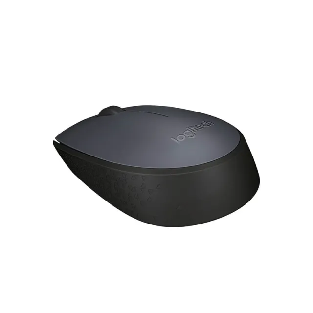 Logitech M170 Wireless Mouse - Grey - Mus - Optisk - 3 knapper - Sort