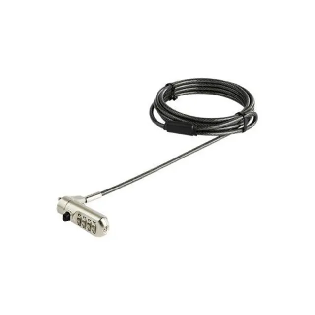 StarTech.com 6ft Laptop Cable Lock for Nano Slot Computer/Tablet/Device- Anti-Theft 4 Digit Combination Security Lock - Vinyl Coated Steel (LTLOCKNANO)