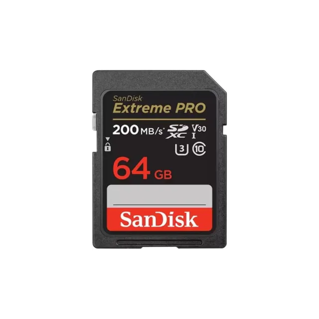 SANDISK Extreme PRO SD - 200MB/s - 64GB