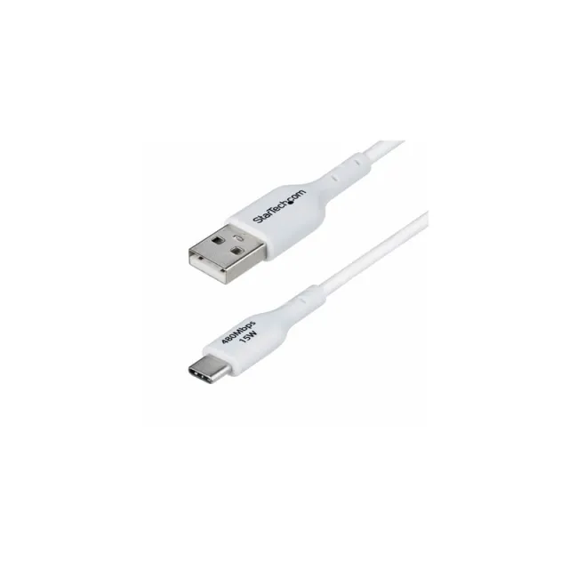 StarTech.com 3ft (1m) White USB-A to USB-C Charging Cable/Cord M/M - USB-C cable - USB to 24 pin USB-C - 1 m
