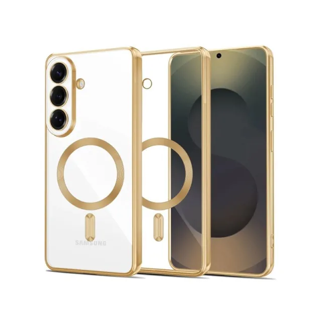 Tech-Protect  MagFlex Case for Samsung Galaxy S26+ - Clear Gold