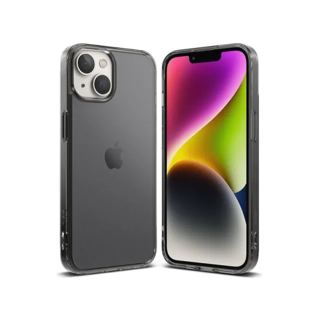Ringke Fusion Matte iPhone 14 Plus Case Case with Gel Frame Grey