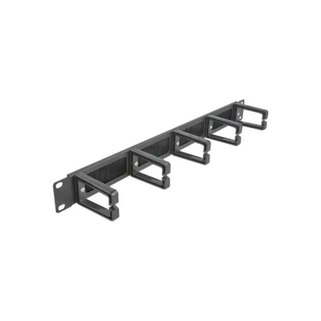 DeLOCK Cable Management Brush Strip with 5 hooks