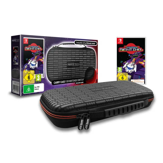 Premium Carry Case & Hyper Sentinel Bundle for Nintendo Switch & Switch 2 Konsol Taske - GEEKD.dk