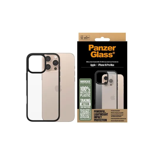 PanzerGlass HardCase Black iPhone 16 Pro Max