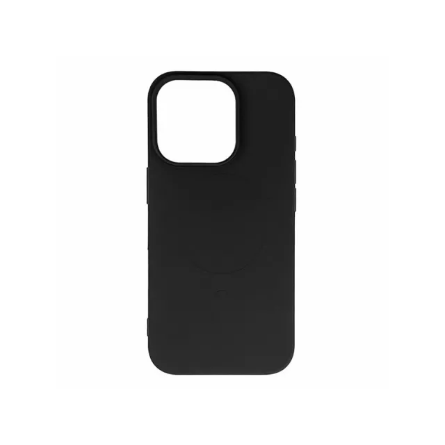 Hurtel Liquid Silicone Case MagSafe for iPhone 16 Pro Max - Black