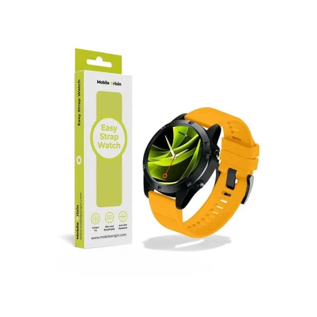 Mobile Origin Easy Strap Watch 20mm Yellow