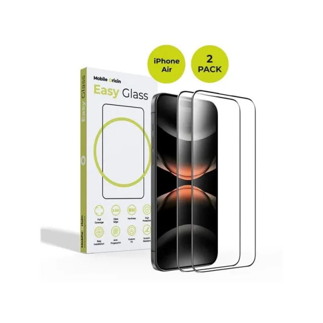 Mobile Origin EasyGlass iPhone Air - 2 pack