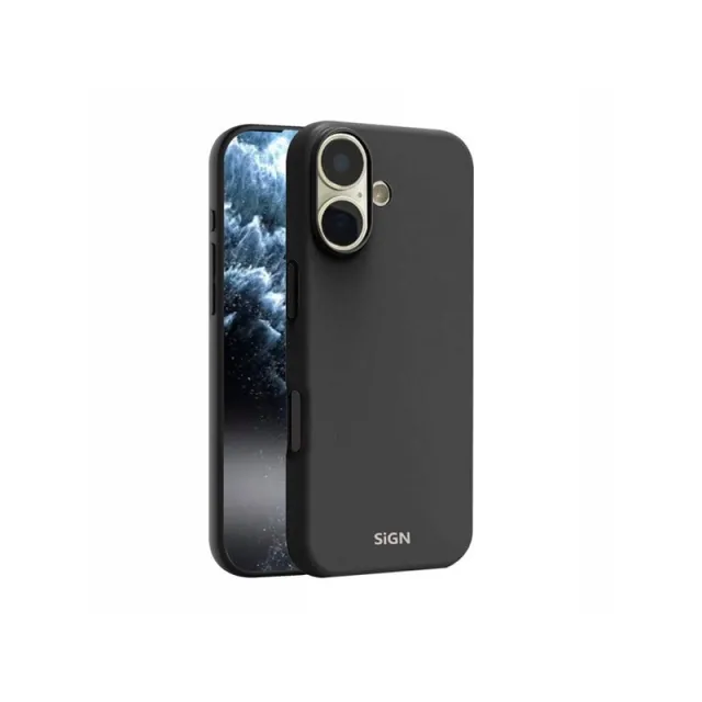SiGN Liquid Silicone Case for iPhone 17 - Black