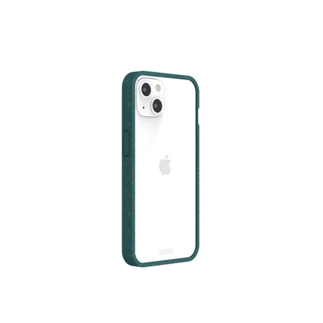 Pela Clear - iPhone 13 case - Green
