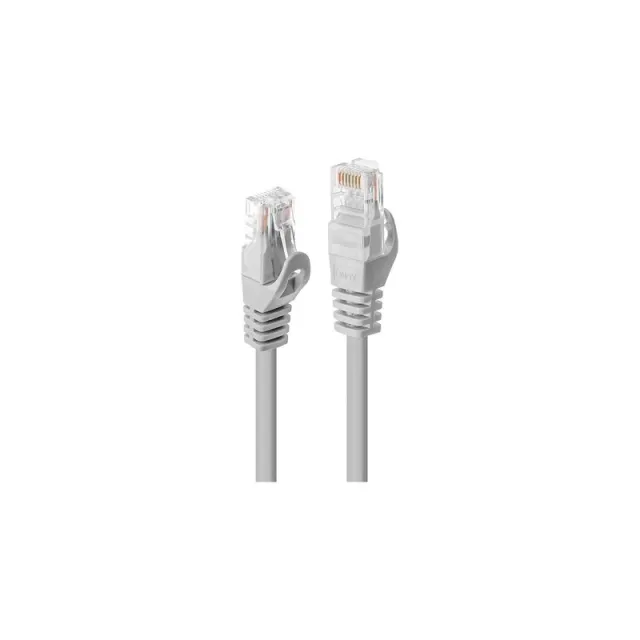 Lindy Basic patch cable - 50 cm - grey - Grå - 0.5m