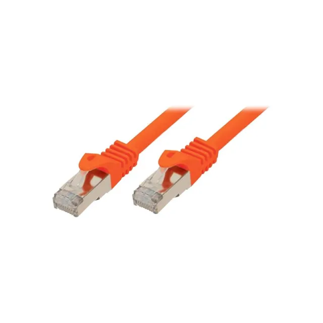 SCONN Shiverpeaks BASIC-S patch cable - 5 m - orange - Orange - 5m