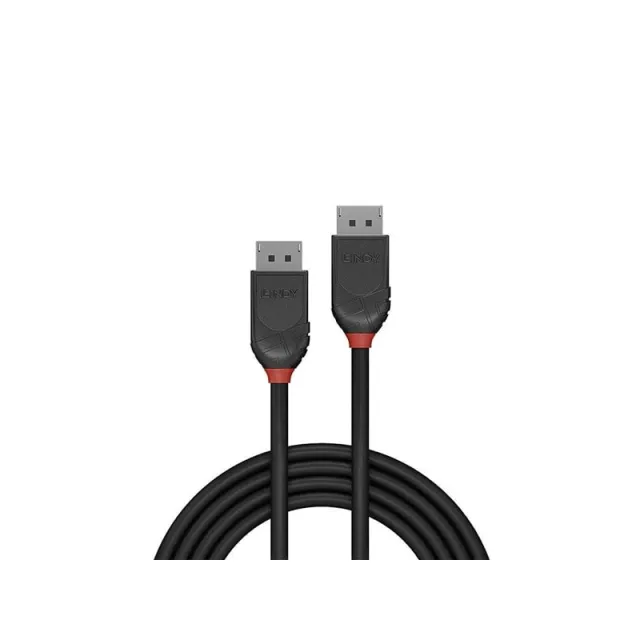 Lindy Black DisplayPort 1.2 Cable - 2m