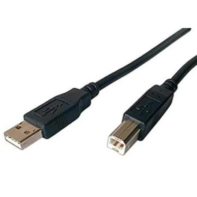 Sharkoon USB 2.0 printerkabel  -  sort, USB-A til USB-B, 1 m USB Kabel - GEEKD.dk