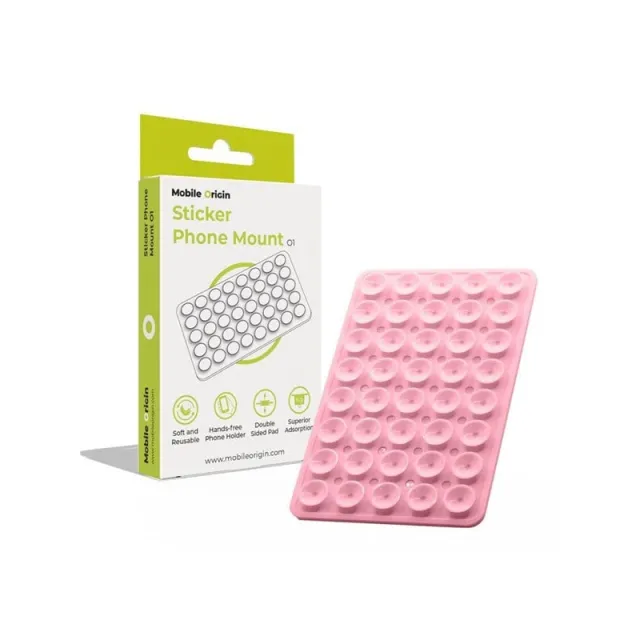 Mobile Origin Sticker Phone Mount O1 - pink