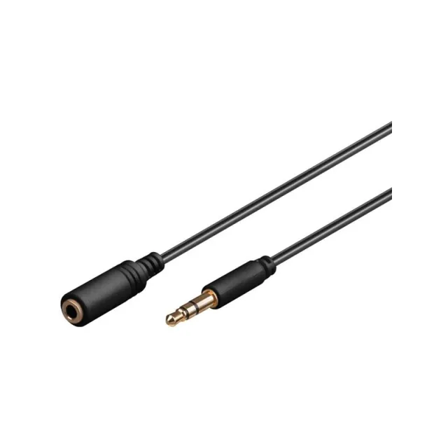 Pro MiniJack 3.5mm Ext. 3P - Bk - 2m