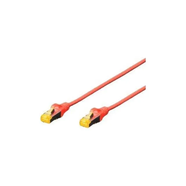 DIGITUS patch cable - 3 m - red - Rød - 3m