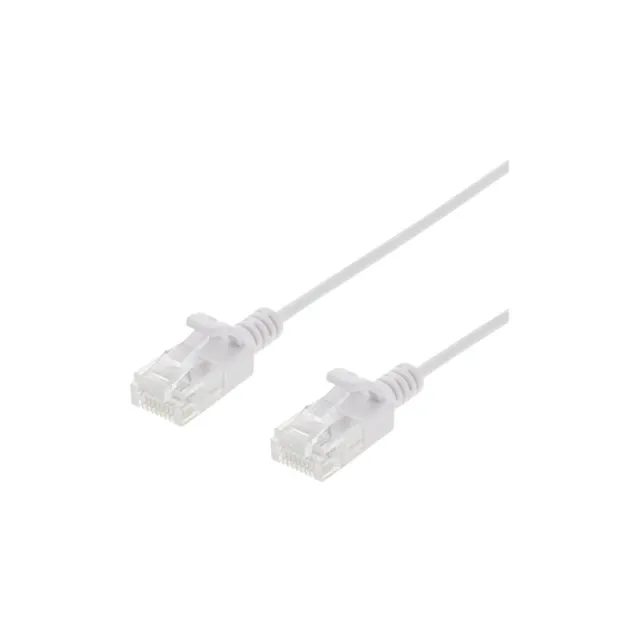 Deltaco patch cable - 1.5 m - white - Hvid - 1m