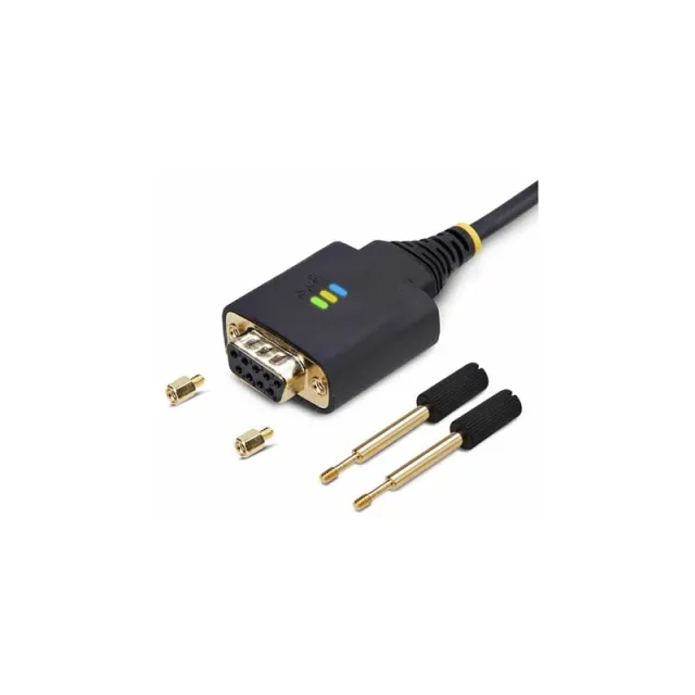 StarTech.com 1ft/30cm USB to Null Modem Serial Adapter Cable FTDI RS232 - USB / serial cable - USB to DB-9 - 30 cm