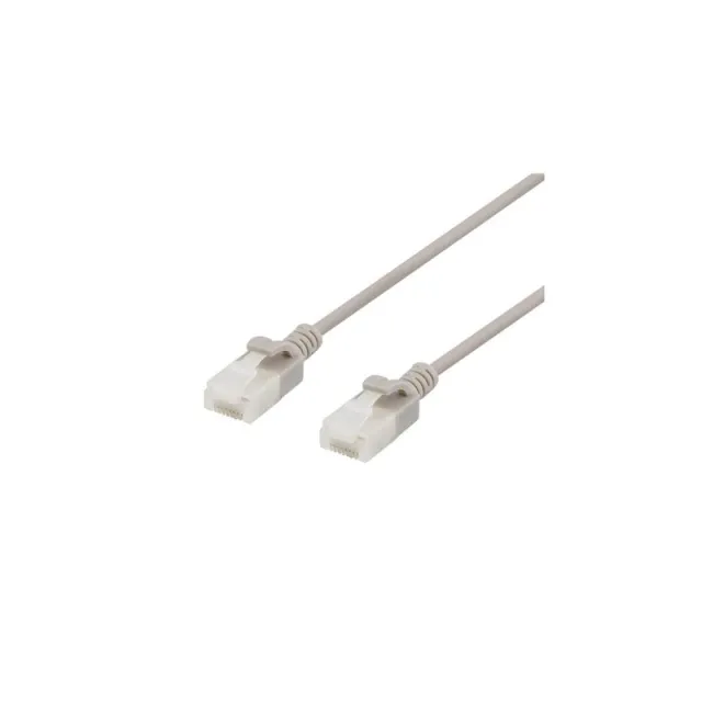 Deltaco Patch Cable - 30 cm - Grå - 0.3m